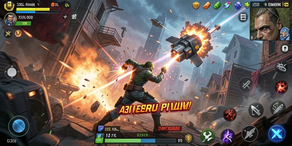 Screenshot gameplay 33L menampilkan aksi mendebarkan dalam permainan.