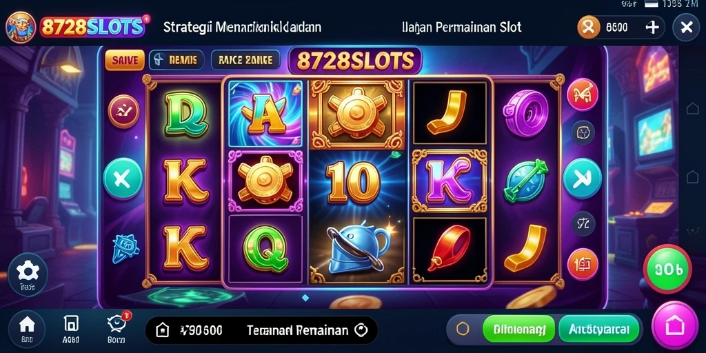 Screenshot gameplay 8728SLOTS menampilkan strategi slot yang seru.