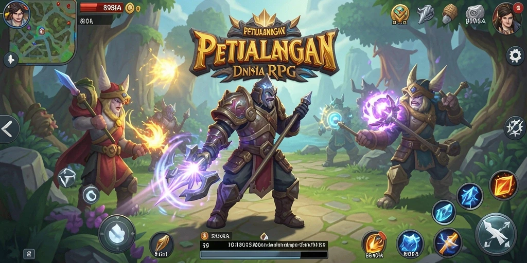 Tampilan gameplay RPG 898A yang mengasyikkan dan penuh aksi.