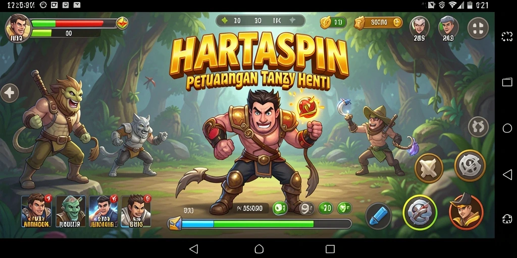 Gameplay HARTASPIN yang seru dan menghasilkan