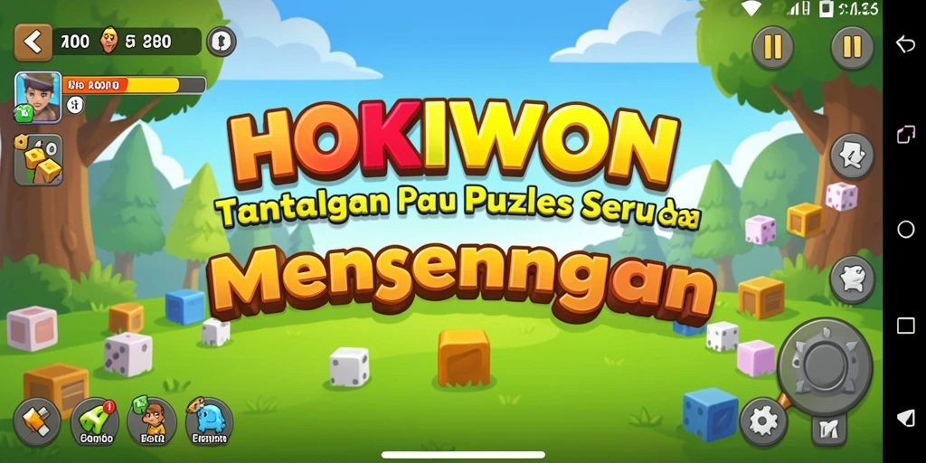 Tampilan gameplay HOKIWON yang menantang dan seru.
