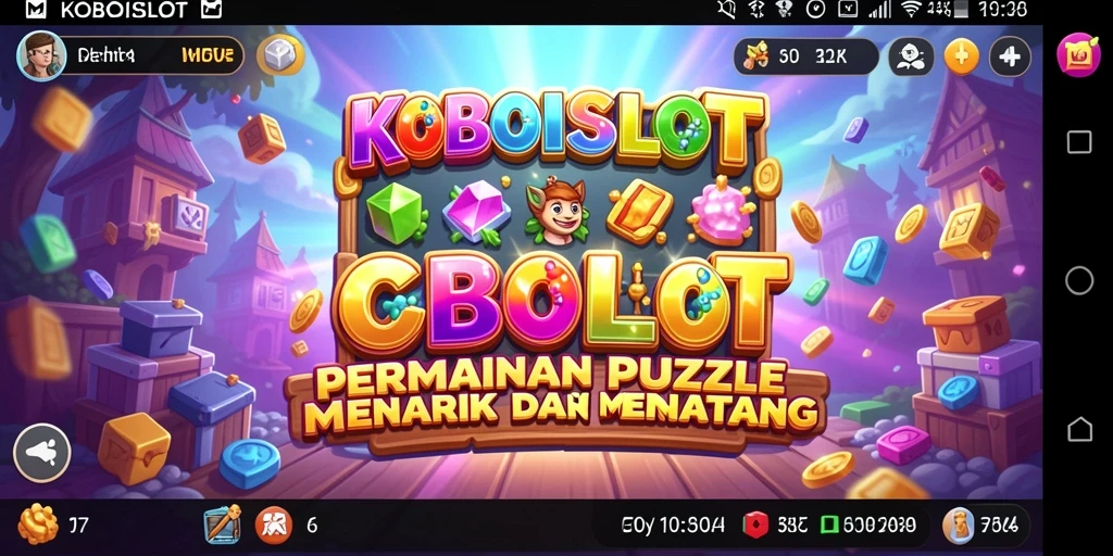 Tampilan gameplay menantang dan seru dalam KOBOISLOT.
