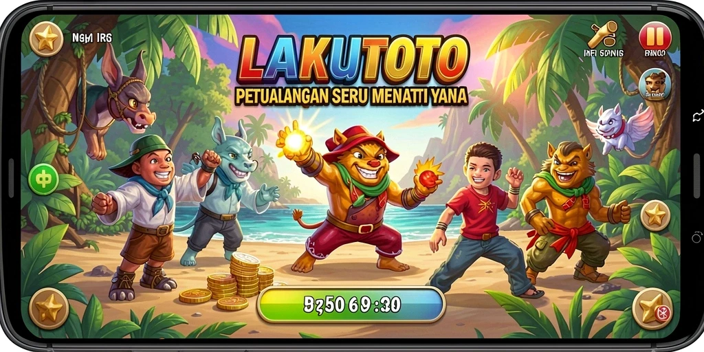 Tampilan menarik dari gameplay LAKUTOTO menunjukkan aksi petualangan yang mendebarkan.