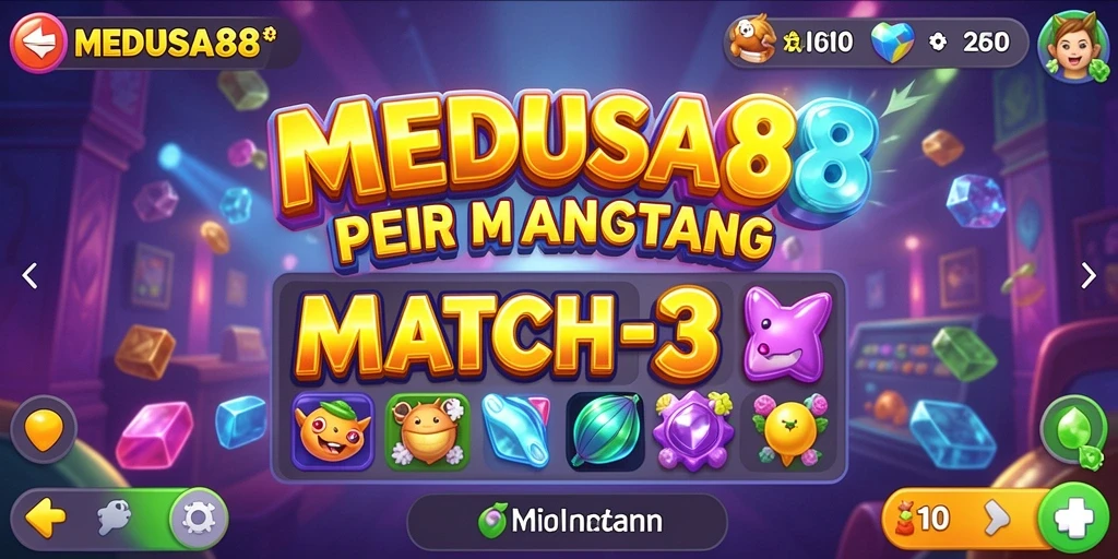 Gameplay seru menggabungkan tantangan dan strategi dalam MEDUSA88.