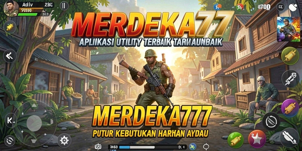 Tampilan utama MERDEKA777 dengan fitur berbasis Utility.