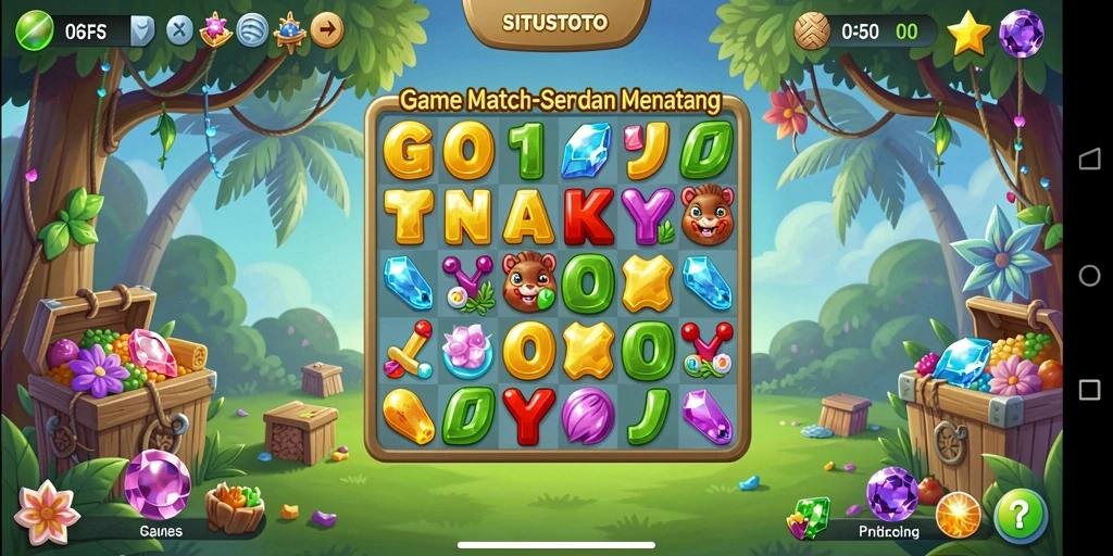 Gameplay seru SITUSTOTO menantang setiap pemain dalam permainan Match-3.