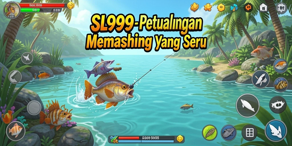 Gameplay menakjubkan di dalam petualangan memancing.
