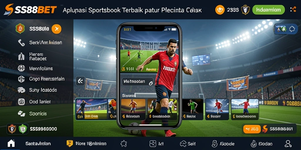 Tampilan gameplay SS88BET dengan pilihan taruhan olahraga yang menarik.