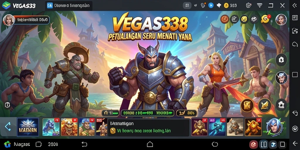 Tampilan gameplay menarik dari VEGAS338 dalam petualangan seru.