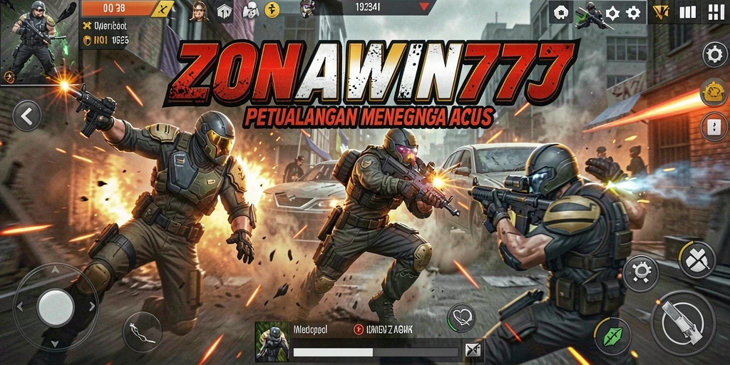 Tampilan gameplay seru ZONAWIN777 yang penuh aksi.
